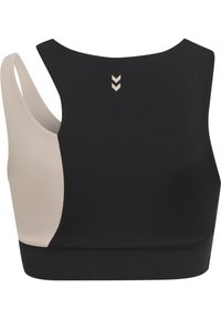 Hummel RAGIMELHUM  - Sport-BH med medium stöd - black chateau grey