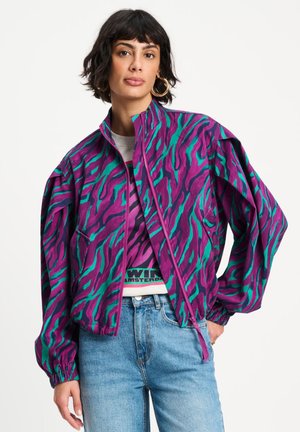 POM Amsterdam, JACKET - ANIMAL PURPLE - Lichte jas - multi colour