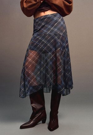 Bershka, A-Linien-Rock - royal blue