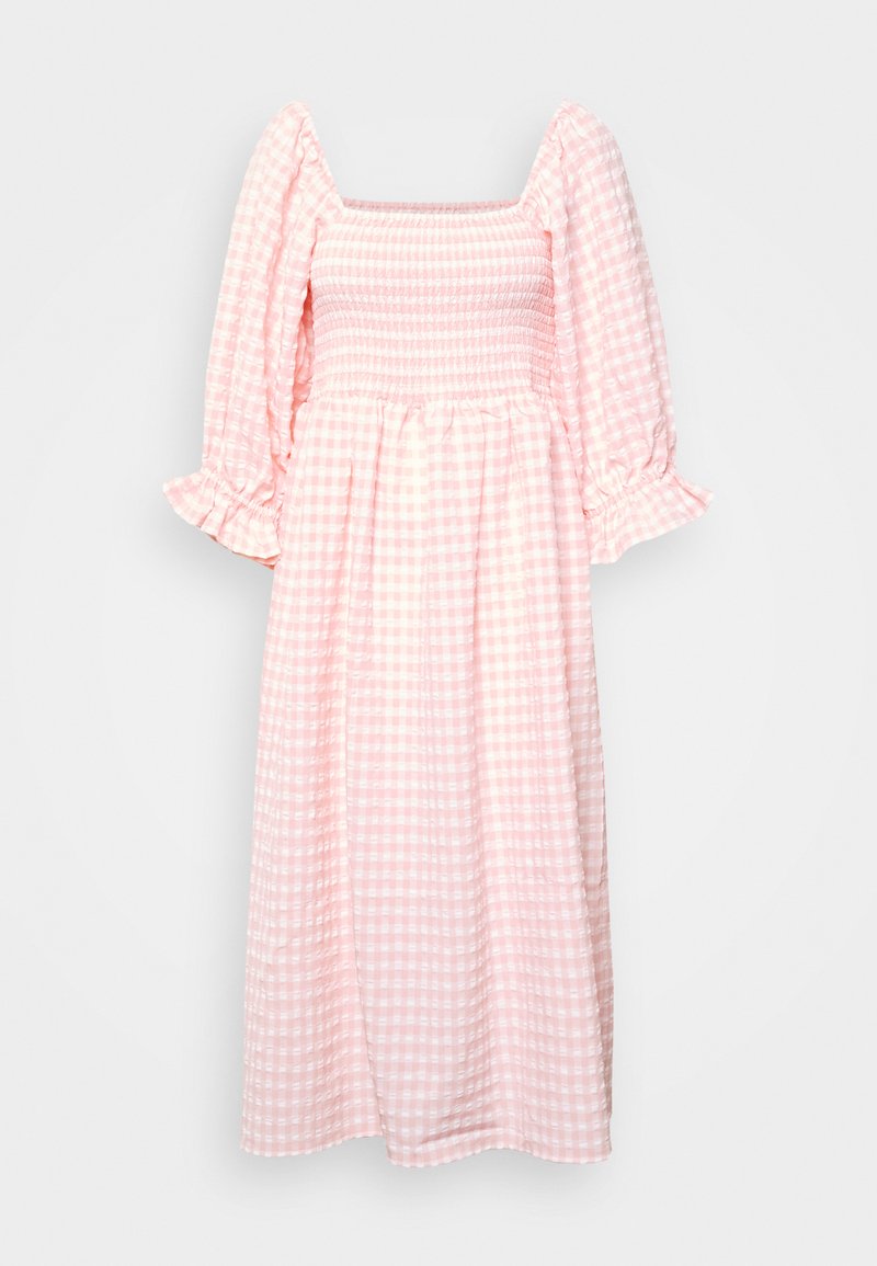 Damen Freizeitkleider | Bruuns Bazaar CHECKA JANY DRESS Freizeitkleid snow white/peach/pink - QA98116 Damen Freizeitkleider | Bruuns Bazaar CHECKA JANY DRESS Freizeitkleid snow white/peach/pink - QA98116