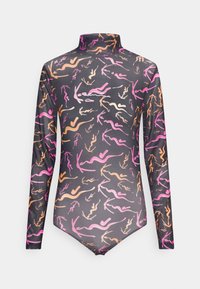 SIGNATURE TURTLE NECK - Camisola de manga comprida - black