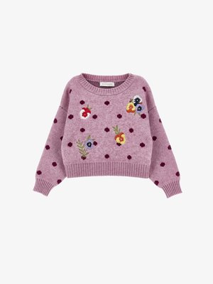 Monnalisa, Pullover - malva flower