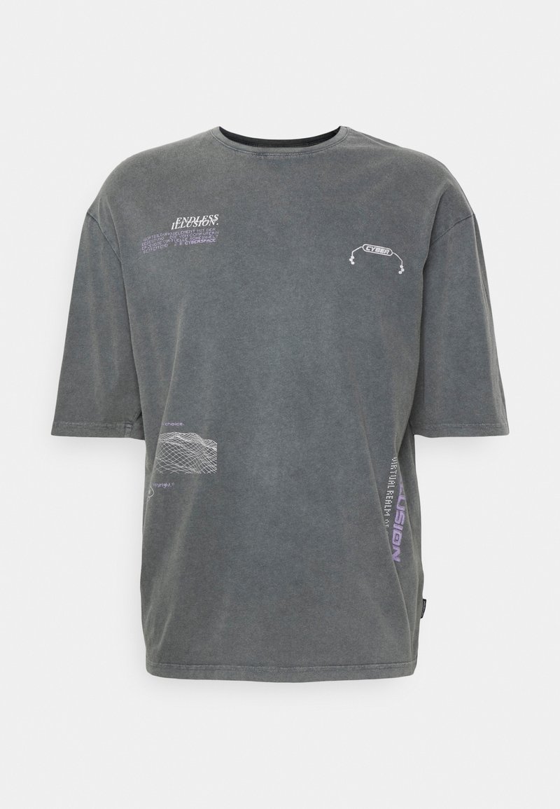 YOURTURN Triko s potiskem - grey