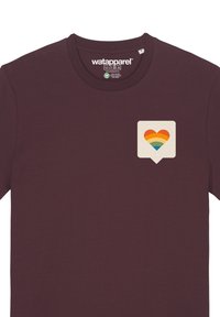 watapparel VON HERZEN - T-shirt imprimé - red brown