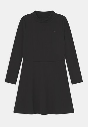 MOCK NECK SKATER DRESS - Jerseyjurk - black