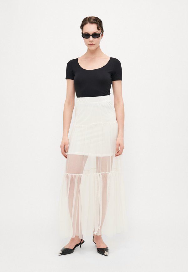 ONLTULLA LONG SKIRT - Maxi skirt - egret4