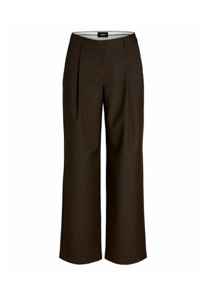 JJXX, WIDE-LEG TROUSERS JXAMY WIDE-LEG TROUSERS - Pantalon classique - seal brown