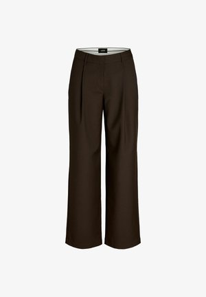 JJXX, WIDE-LEG TROUSERS JXAMY WIDE-LEG TROUSERS - Pantalon classique - seal brown