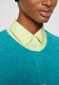 Samsøe Samsøe NOR CARDIGAN  - Casaco de malha - tile blue melange