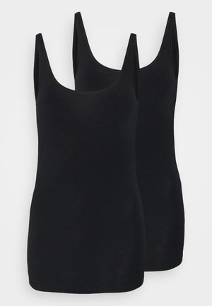 Schiesser 2PACK  - Undershirt - black