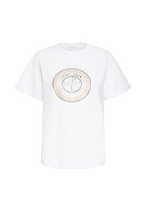 PULZ, PZCHERI - Triko s potiskem - bright white