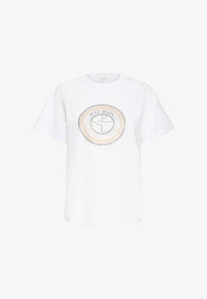 PULZ, PZCHERI - Triko s potiskem - bright white