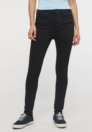 Džínsy skinny fit - black