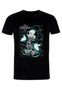 Disney KINGDOM HEARTS MICKEY HEARTS - Camiseta estampada - black