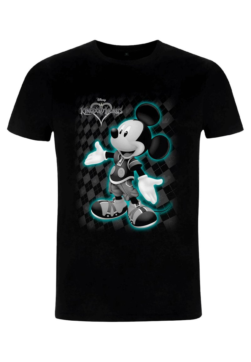 Disney KINGDOM HEARTS MICKEY HEARTS - Camiseta estampada - black