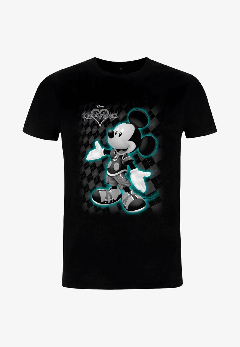 Disney KINGDOM HEARTS MICKEY HEARTS - Camiseta estampada - black