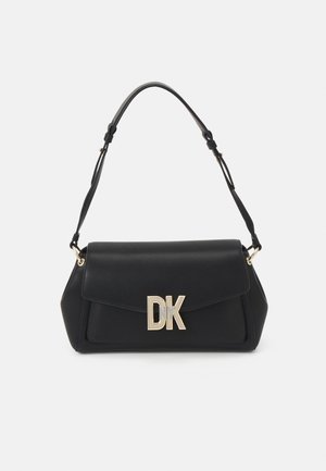 DKNY SHOULDER - Käsilaukku - black