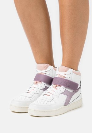 MI BASKET MID ICONA - Baskets montantes - white/nirvana/evening sand