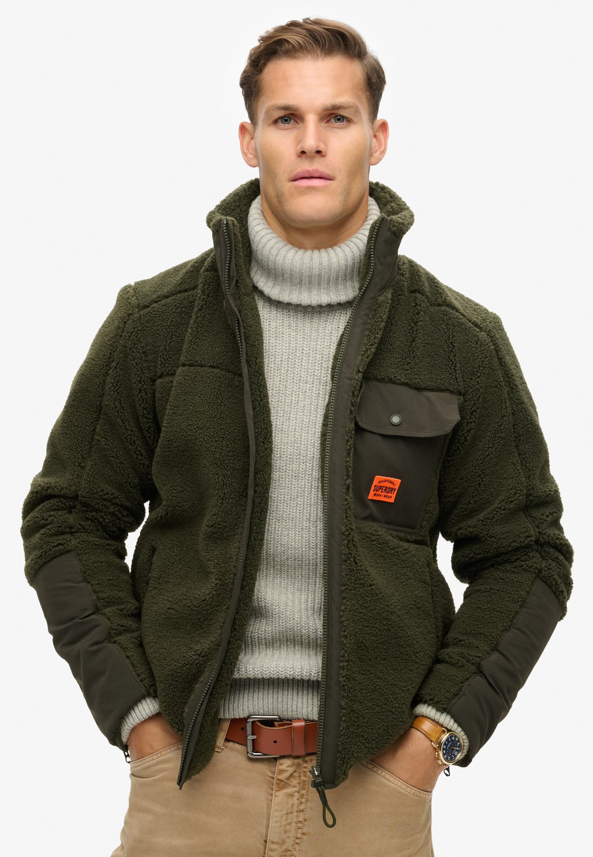 Chaqueta Forro Polar Superdry Forro Polar Superdry Fleece Hybrid