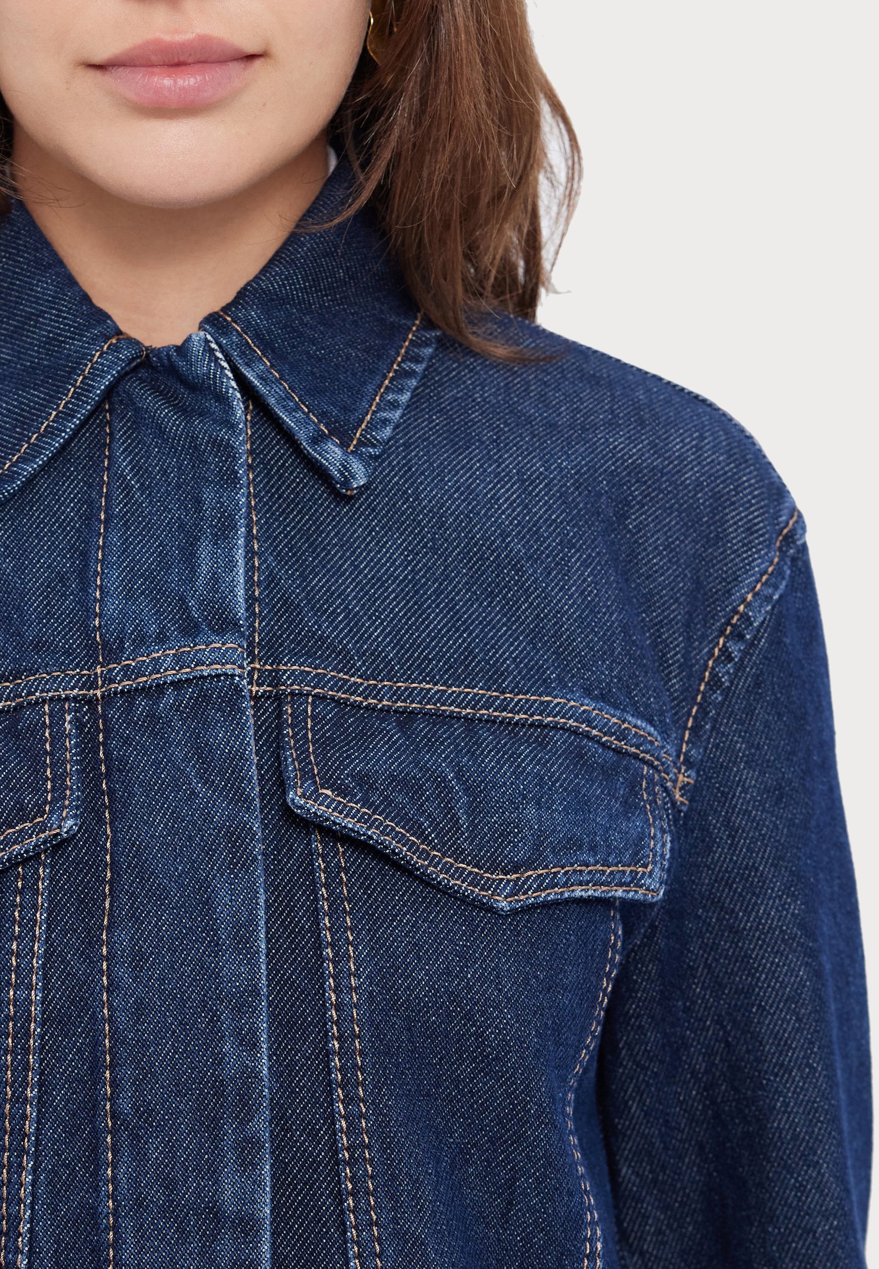 ジャケット SPORTMAX Denim Bormio Jacket Sportmax BORMIO - Denim jacket - blu notte/blue - Zalando