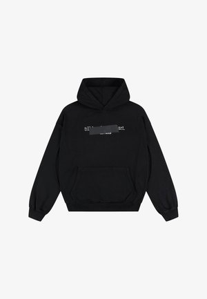 FAVELA, TILL DEATH WE DO ART HOODIE - Φούτερ με κουκούλα - black washed