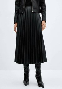 Mango A-lijn rok - black