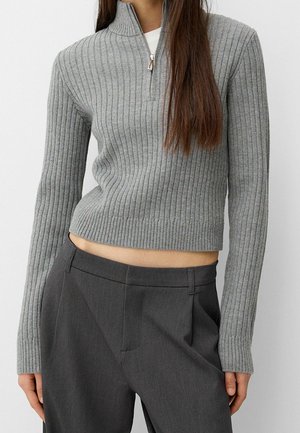 Strickpullover - dark grey