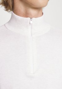 Selected Homme SLHBERG HALF ZIP  - Camisola - egret/melange
