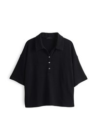 KURZARM SILKAS - Poloshirt - black