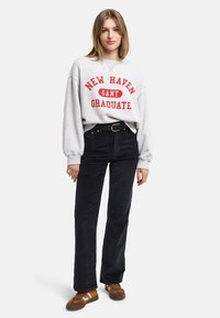 GANT FLARE STRETCH  - Tygbyxor - black