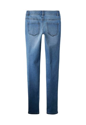 Skinny-Farkut - medium blue denim