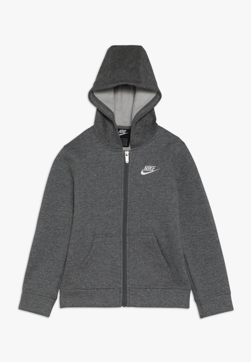 sudadera nike gris cremallera