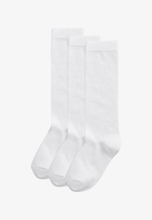 3 PACK - Calcetines hasta la rodilla - white