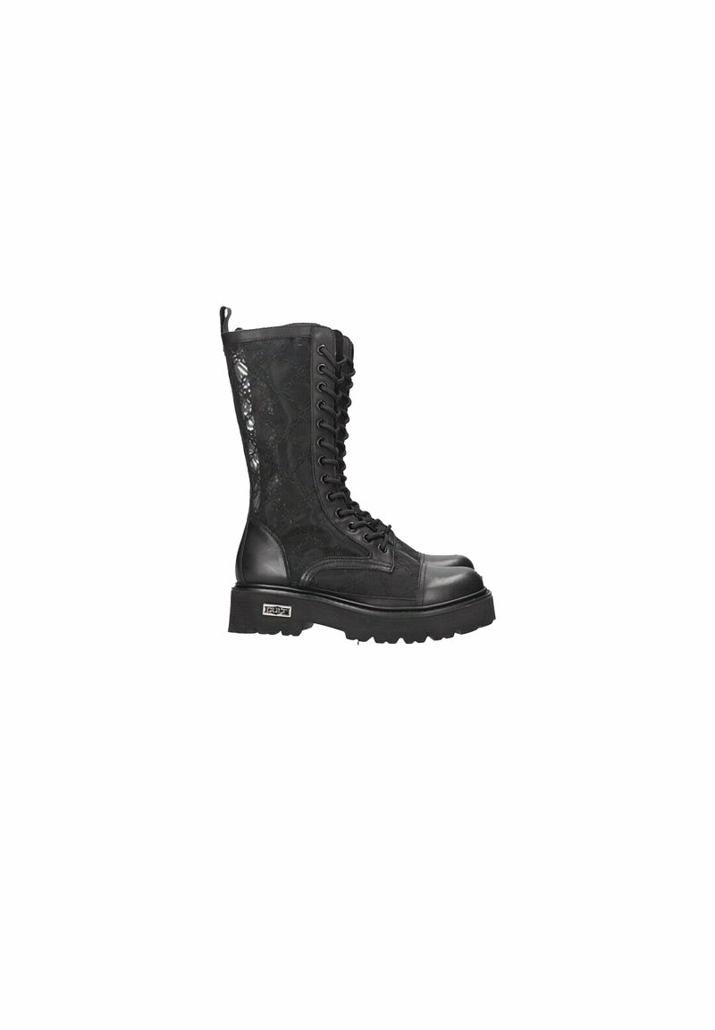 Damen Klassische Stiefel | Cult Schnürstiefel black/schwarz - JS78503 Damen Klassische Stiefel | Cult Schnürstiefel black/schwarz - JS78503