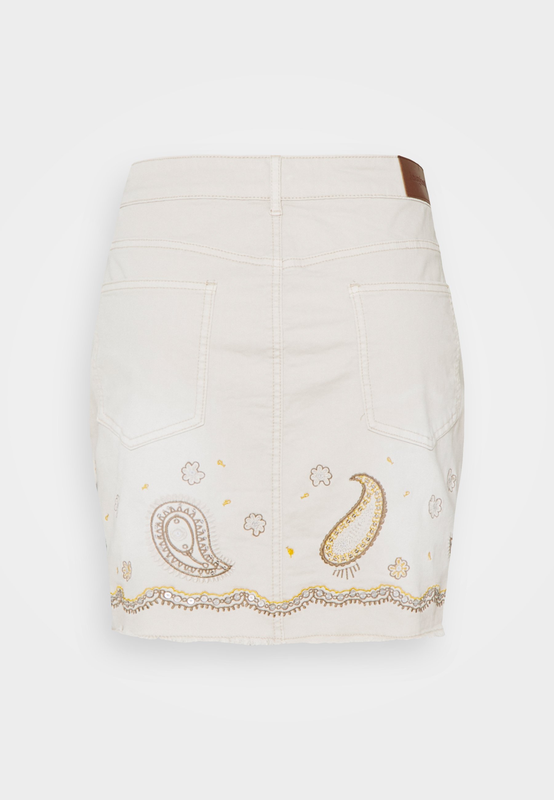 Desigual BILLI JEANS - Gonna di jeans - white/bianco - Zalando.it
