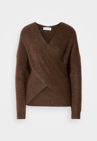 HOPE WRAP - Jumper - slate black melange