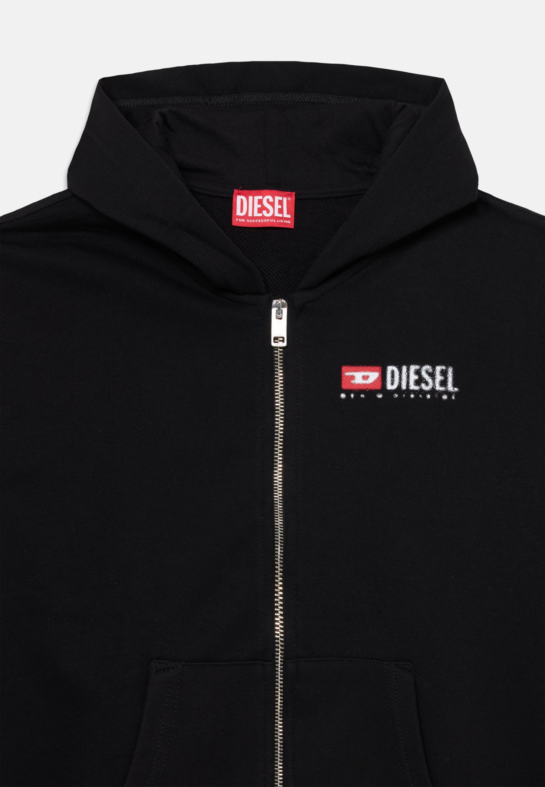 Diesel DROP HOODZ UNISEX - Hoodie - black - Zalando.co.uk