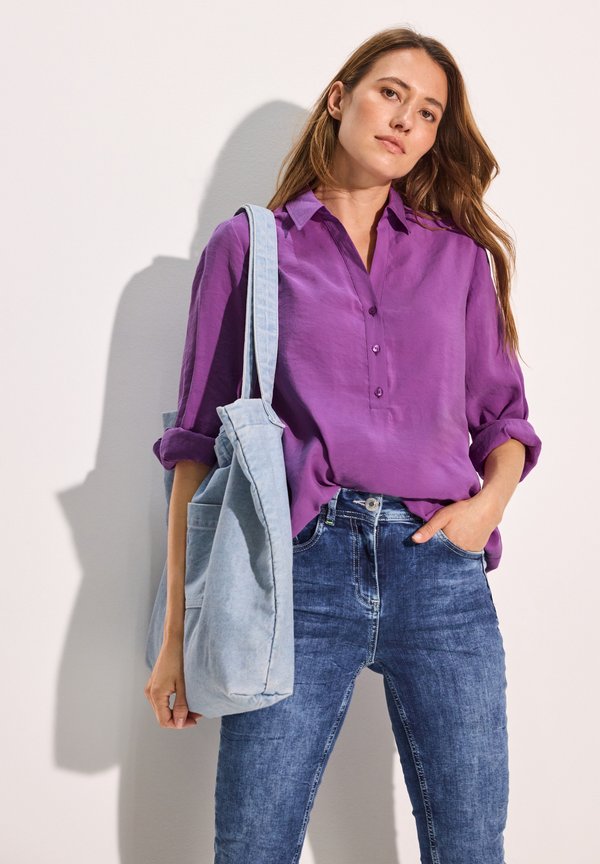 LANGE - Bluse - lila