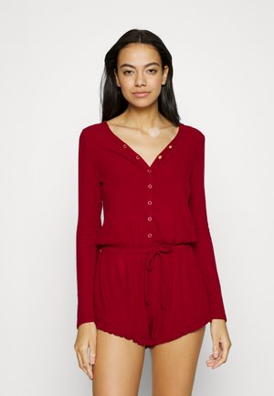 ONESIE SHORT BRUSHED - Pyjama - salsa