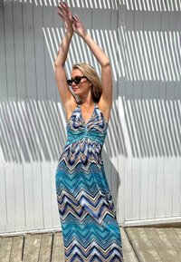 CHIC by Lirette HALTER MYZITHRES - Maxi-jurk - iceblue