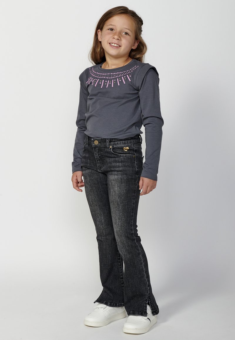 Koroshi Bootcut farmer - black denim