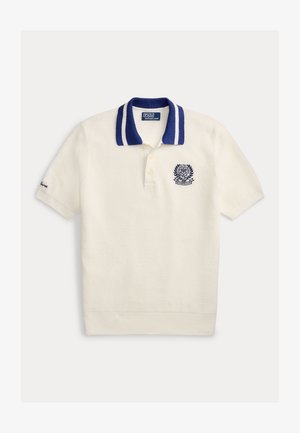 Polo Ralph Lauren, WIMBLEDON COTTON POLO SWEATER - Poloskjorter - classic oxford white