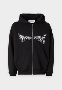 FOG ZIP HOODIE UNISEX - Lukuga pusa - black