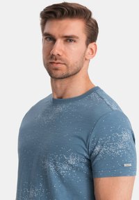 Ombre Triko s potiskem - dark denim