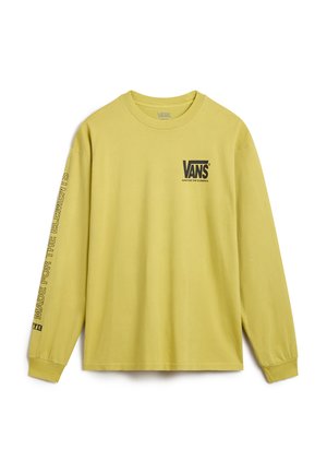 MTE WARP CHECK - Long sleeved top - warm olive