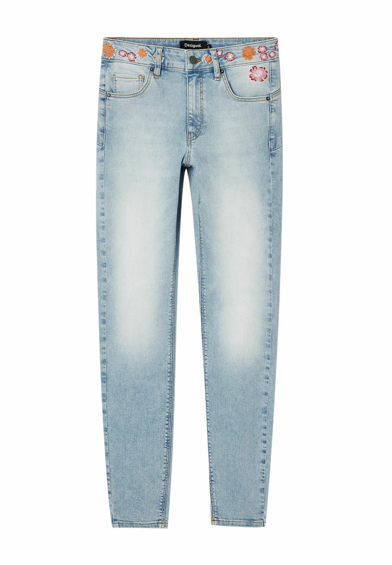 Desigual Slim fit jeans blauw Desigual Slim fit jeans blauw