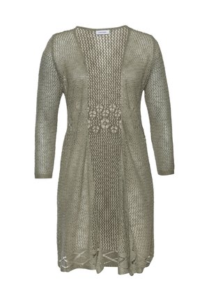 Strickjacke - khaki