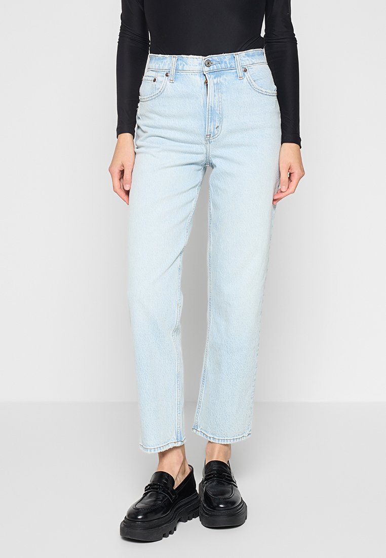 Abercrombie & Fitch Straight leg jeans lichtblauw Abercrombie & Fitch Straight leg jeans lichtblauw