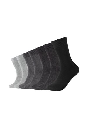 camano COMFORT IN BOX 7 PACK - Čarape - dark grey mix