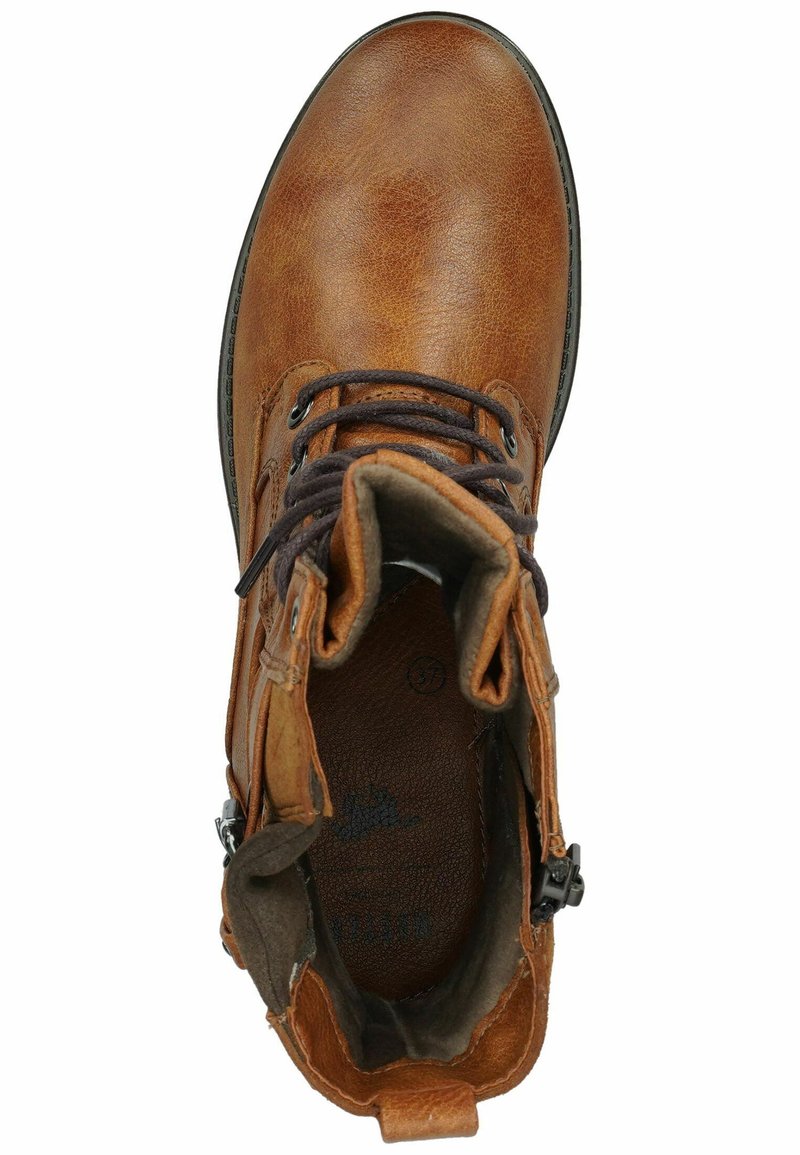 Mustang Cowboy-/Bikerstiefelette - cognac - Zalando.de